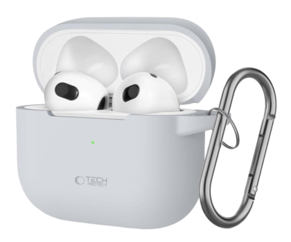 Pozostałe Tech-Protect Silicone Hook do Apple Airpods 3. generacji crayon grey